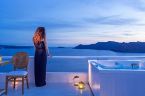 Luxury Santorini Villa Pure Bliss Villa Outdoor Plunge Pool Sea Caldera View 1 BDR Oia